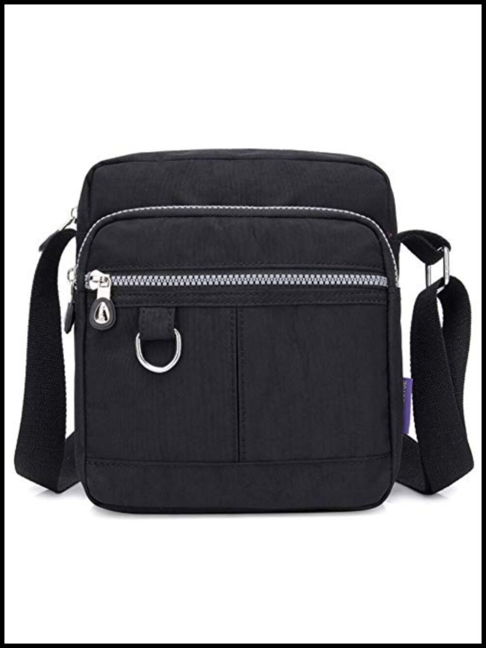Nylon Crossbody Bag Waterproof Shoulder Purse Lightweight Travel Handbag